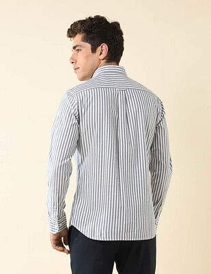 Buy U.S. Polo Assn. Vertical Striped Oxford Shirt - NNNOW.com