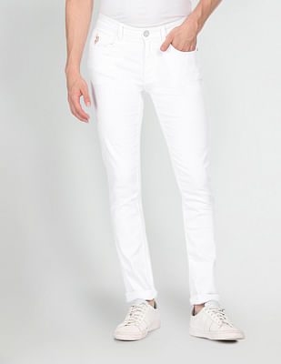 U S Polo Assn Denim Co Regallo Skinny Fit White Jeans