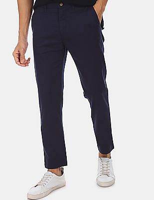 U S Polo Assn Flat Front Slim Fit Chinos