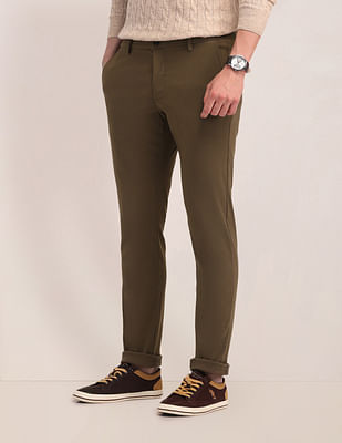 U S Polo Assn Solid Austin Trim Fit Trousers