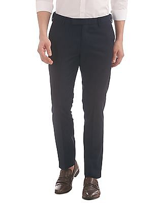 Buy ARROW Mens Autoflex Waist Regular Fit Trousers  Shoppers Stop