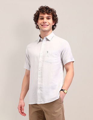 U S Polo Assn Poplin Tailored Fit Shirt