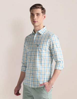 U S Polo Assn Dobby Tailored Fit Shirt