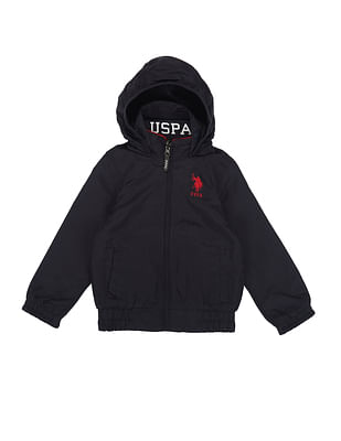 U S Polo Assn Kids Boys Reversible Bomber Jacket