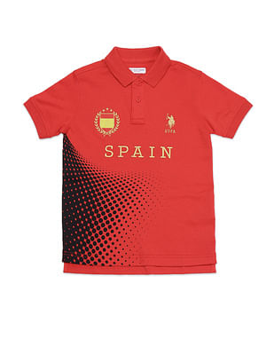 U S Polo Assn Kids Boys Embroidered Polo Shirt