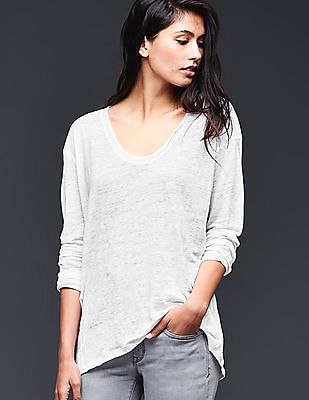 gap scoop neck tee