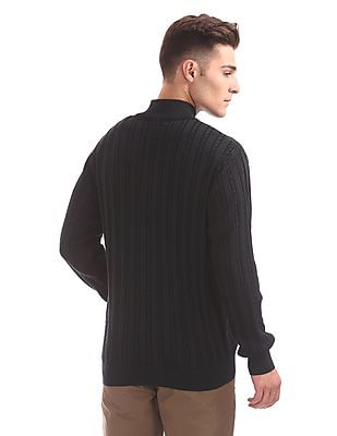 Buy U.S. Polo Assn. Denim Co. Cable Knit Half Zip Sweater