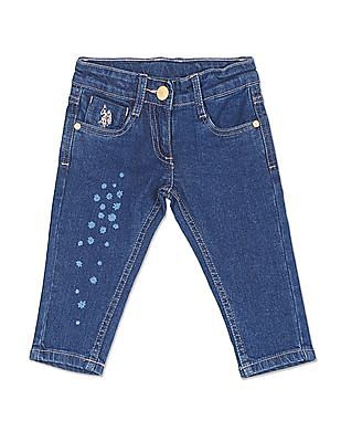 U S Polo Assn Kids Slim Fit Printed Jeans