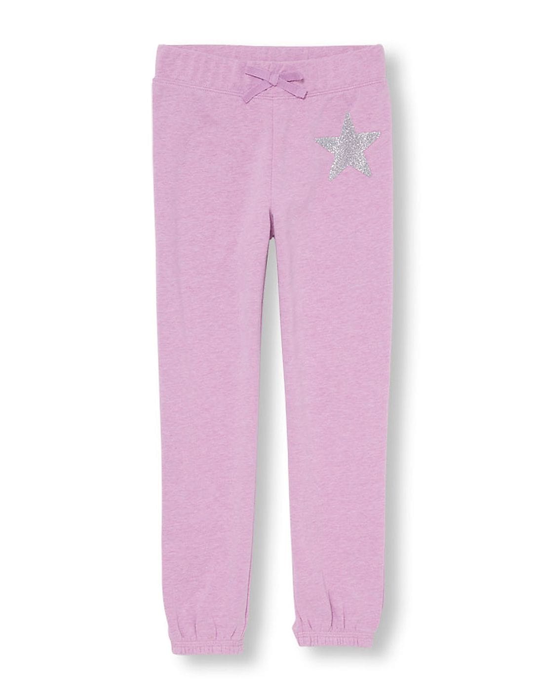 Buy The Children's Place Girls Girls Purple Active Glitter Graphic