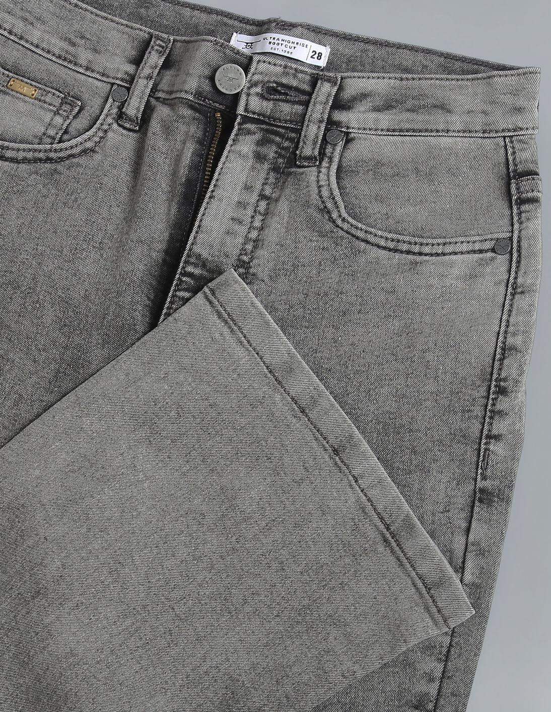 Buy Flying Machine Women Ultra High Rise Bootcut Jeans