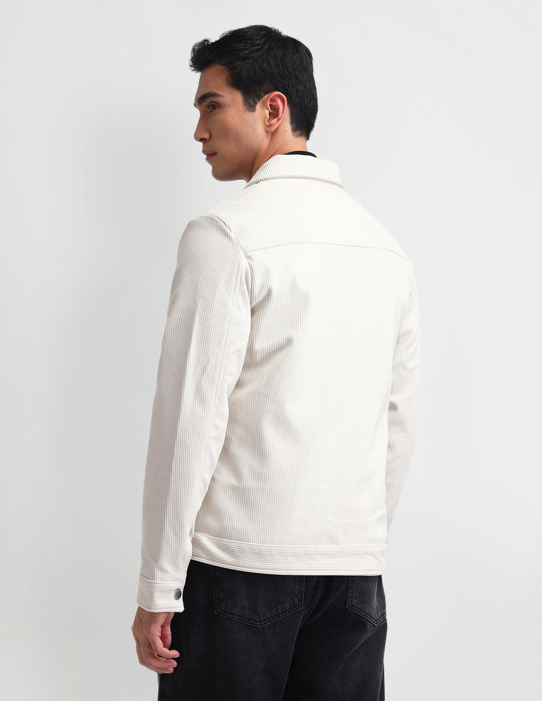 Buy Arrow Sport Corduroy Trucker Solid Jacket - NNNOW.com