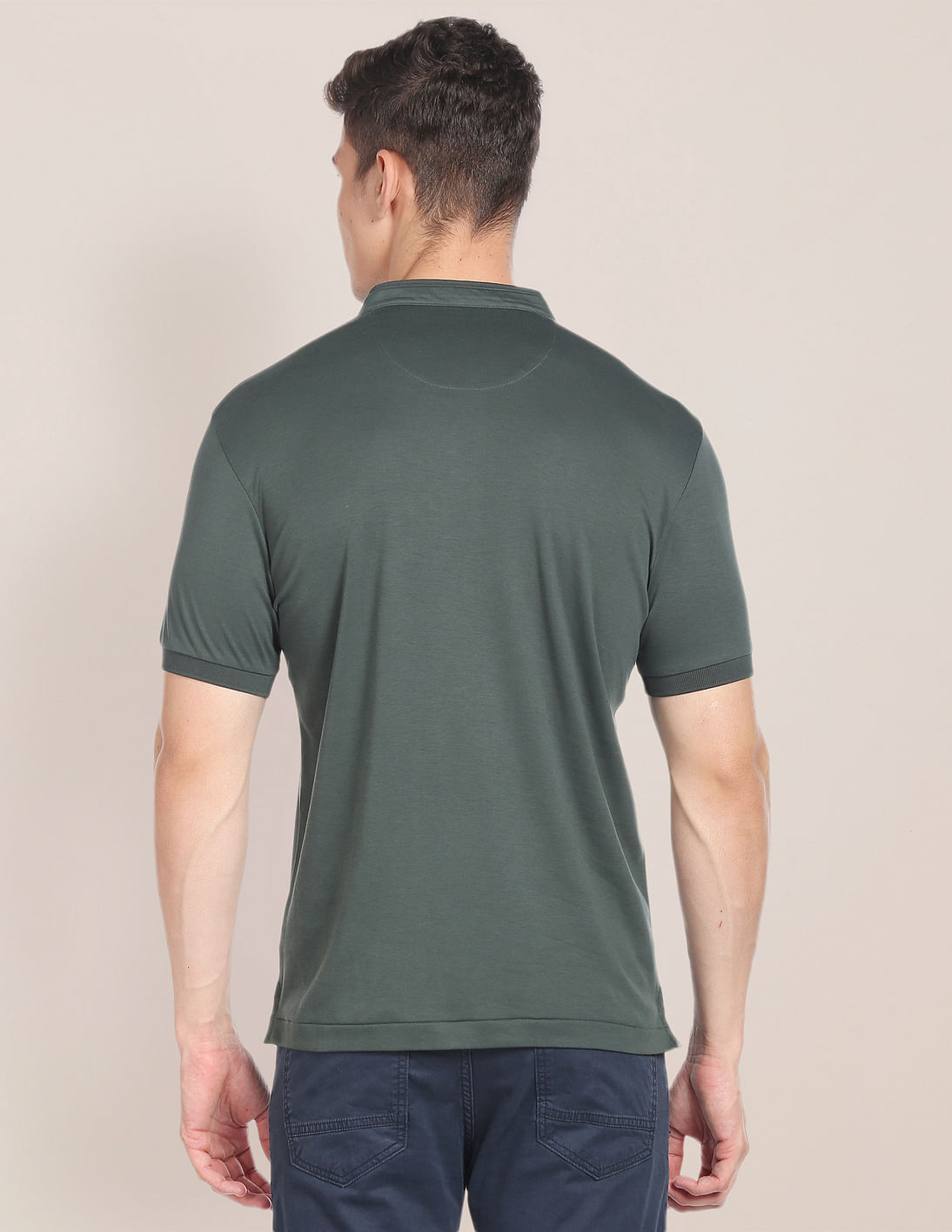 Buy U.S. Polo Assn. Mandarin Collar Luxury Polo Shirt