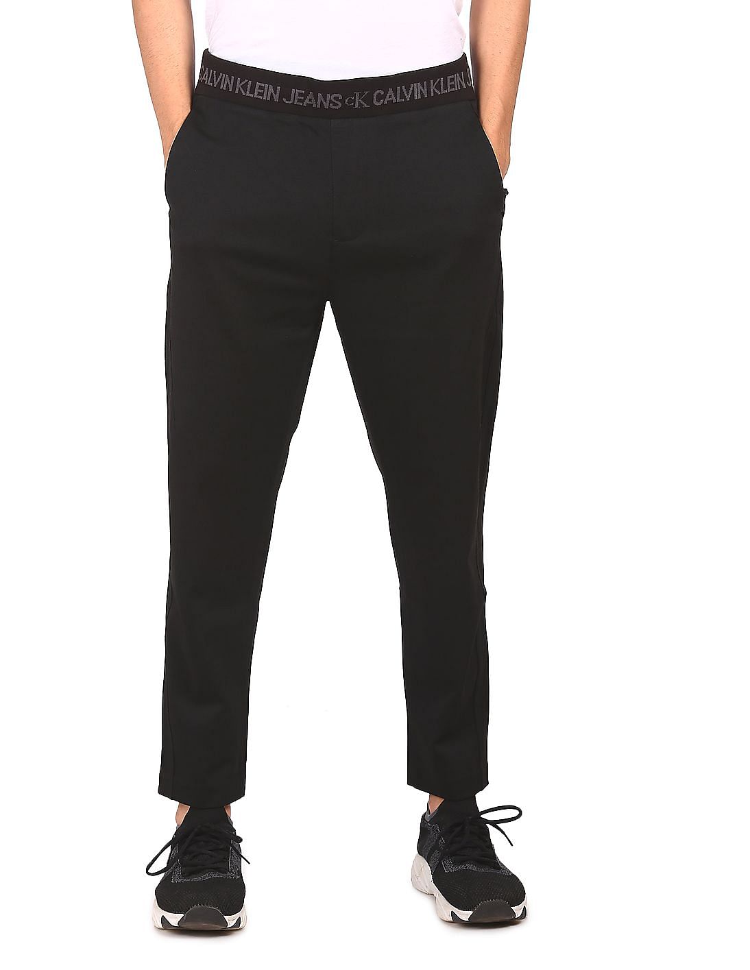 Buy Black Track Pants for Men by Calvin Klein Jeans Online | Ajio.com
