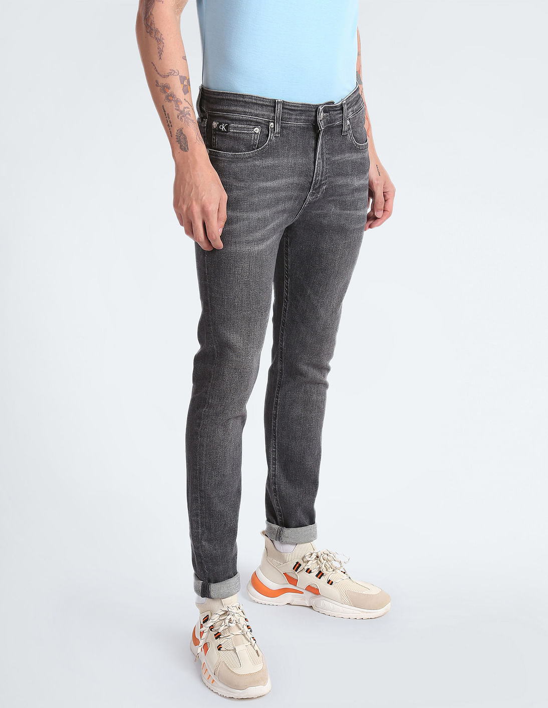 Buy Calvin Klein Recycled Cotton Super Skinny Fit Jeans - NNNOW.com
