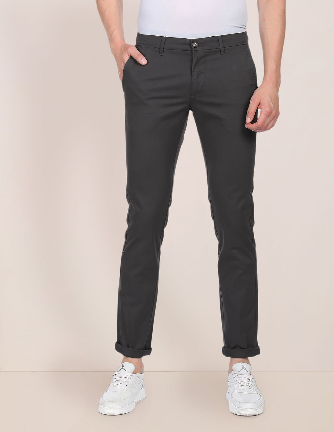 【COLOR iN ID】Denver cotton pants Buy U.S. Polo Assn. Denver Slim Fit Dobby Trousers - NNNOW.com