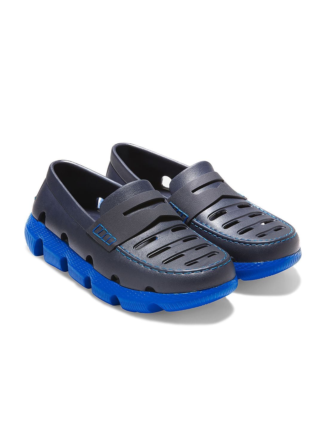 Buy Cole Haan Men Navy 4.Zerogrand All Day Loafers - NNNOW.com display picture 2
