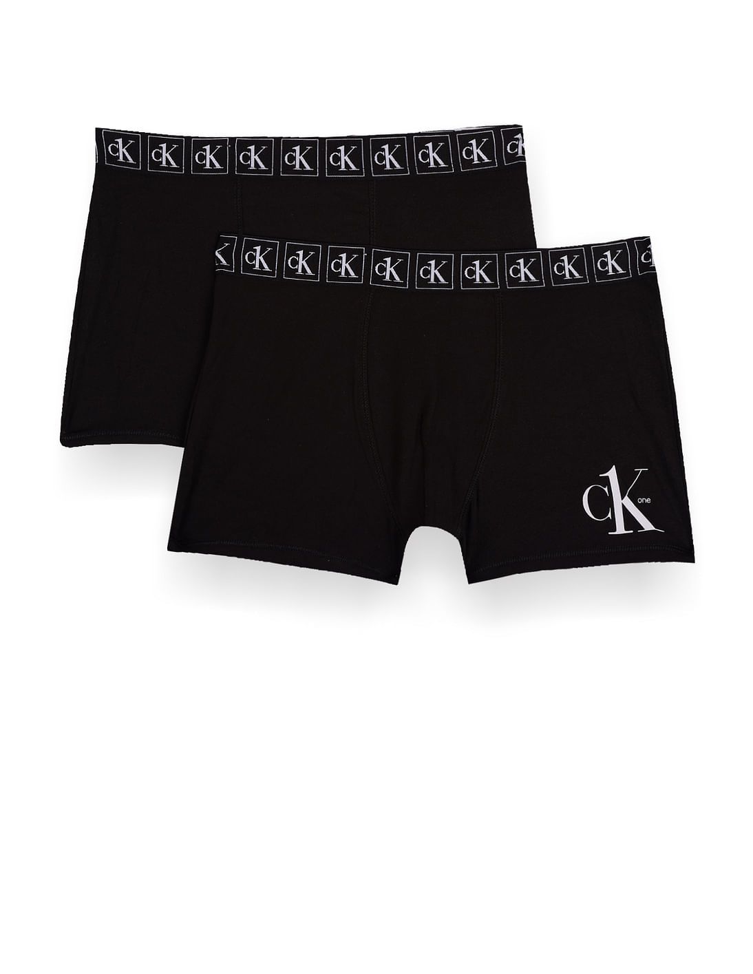 Buy Calvin Klein Underwear Boys Mid Rise Brand Tape Trunks Pack Of 2 5314