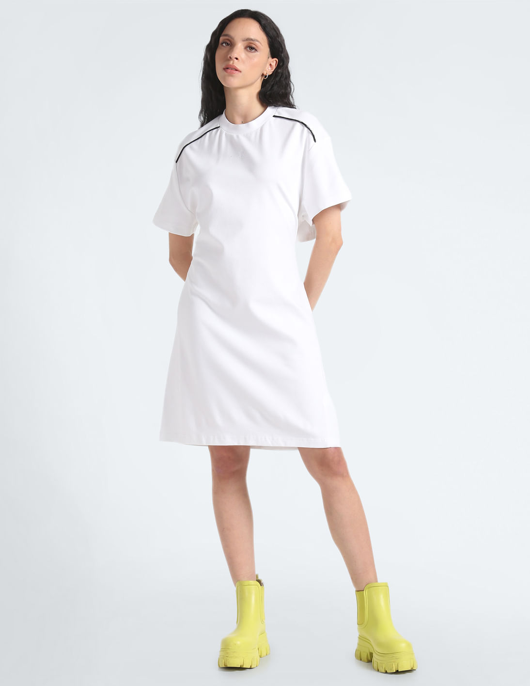 Buy Calvin Klein Jeans Cut Out Back A-Line Dress - NNNOW.com