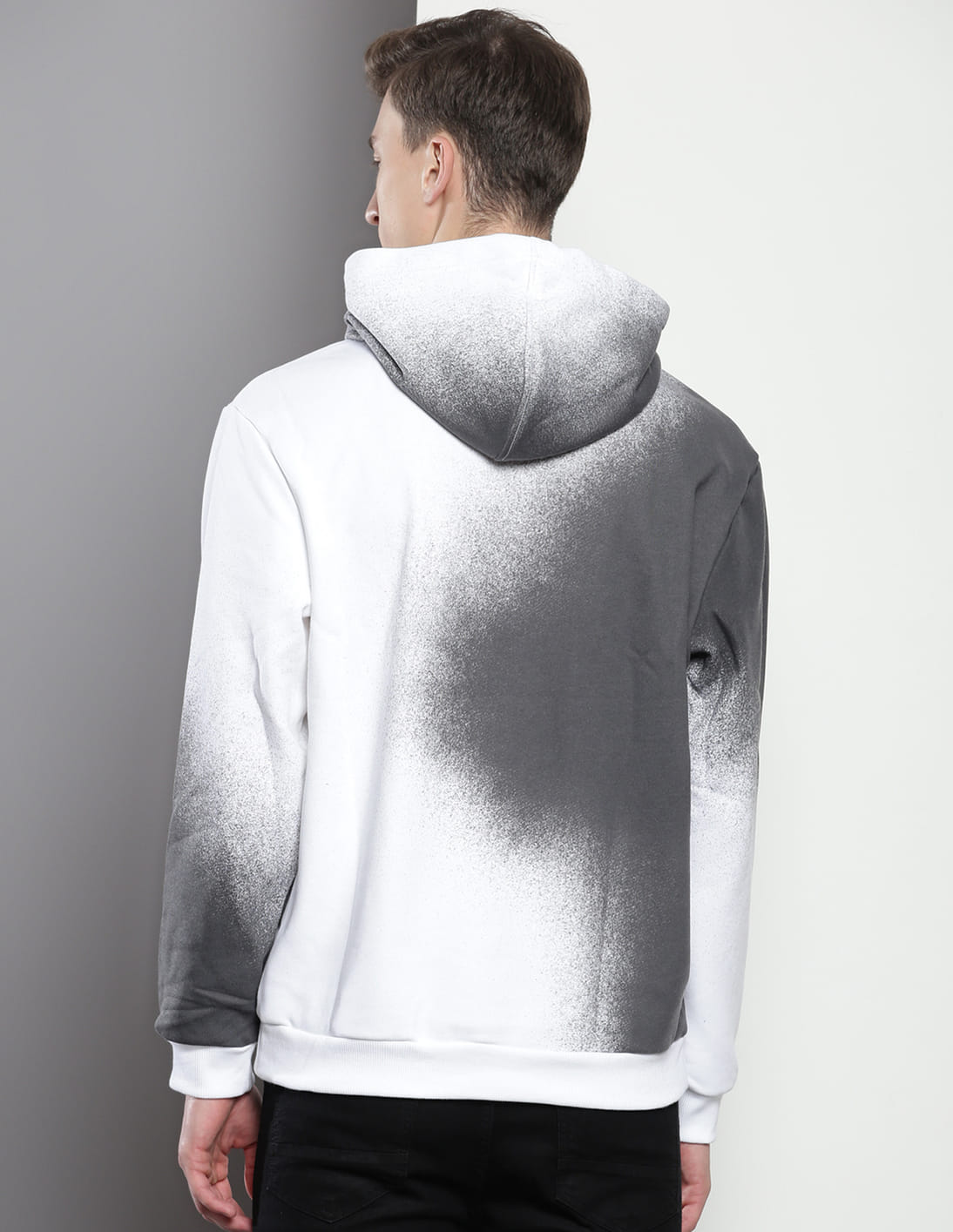Buy Calvin Klein Abstract Print Hooded Sweatshirt