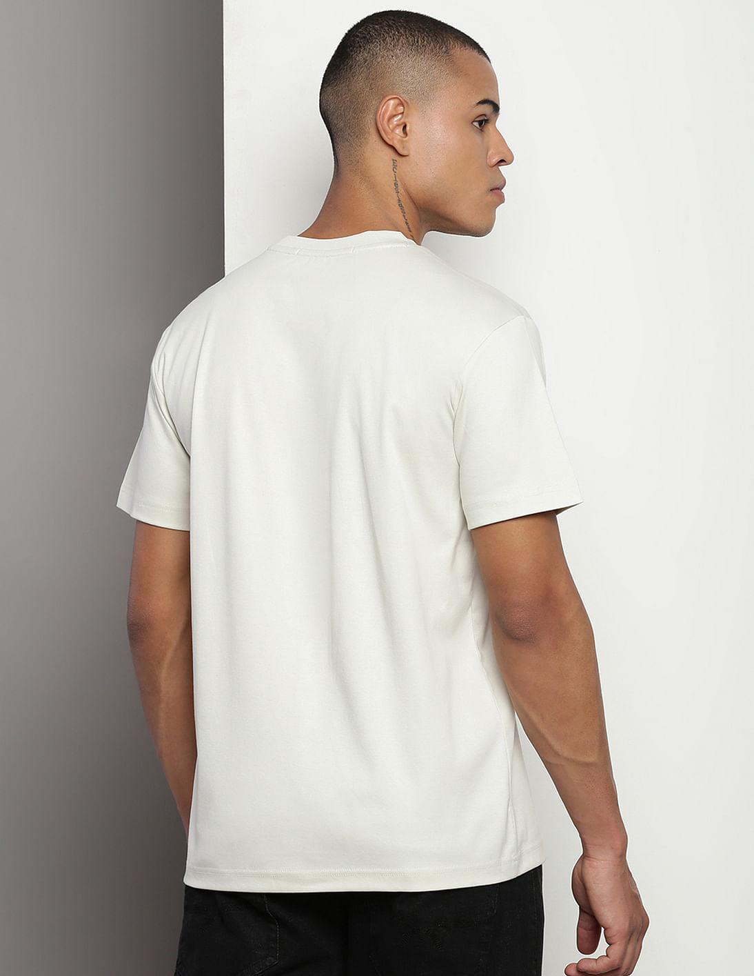 Buy Calvin Klein Embroidered Patch Cotton T-Shirt - NNNOW.com