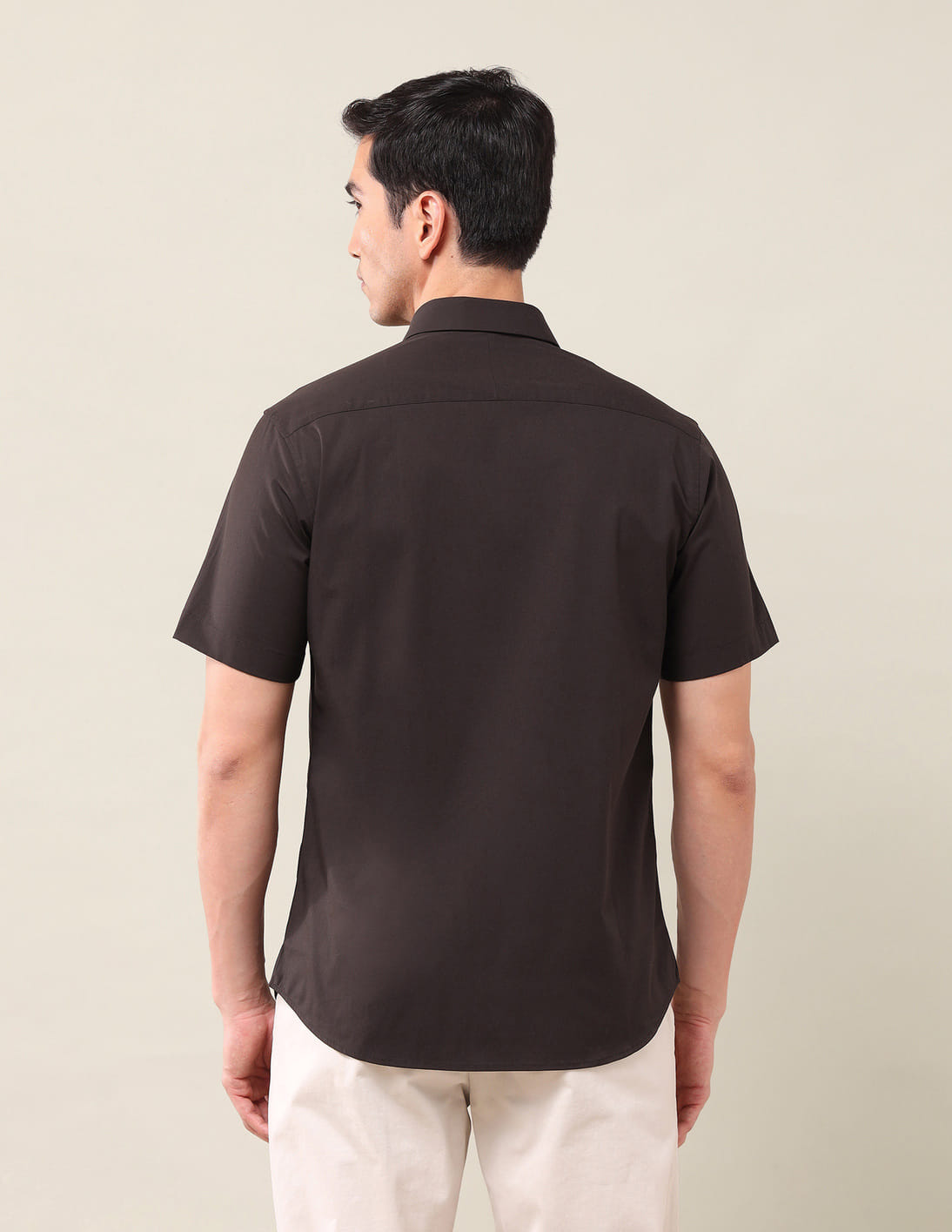 Buy U.S. Polo Assn. Solid Tailored Fit Shirt - NNNOW.com