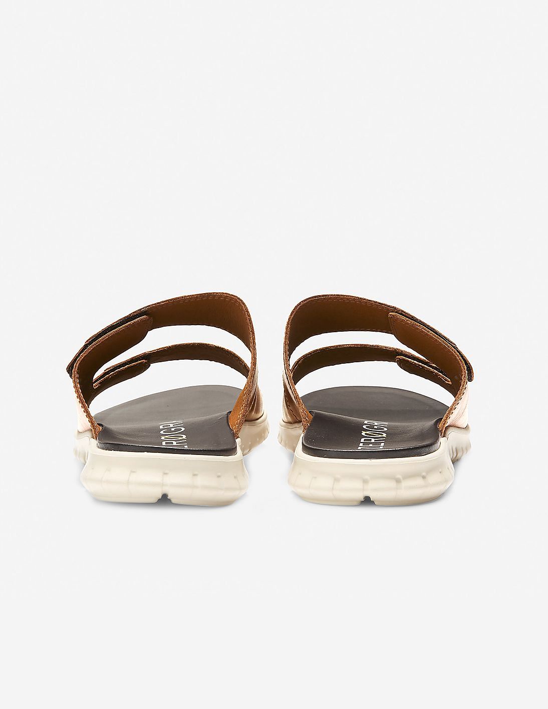 Buy Cole Haan Men Brown ZERØGRAND Multi Strap Slide Sandals