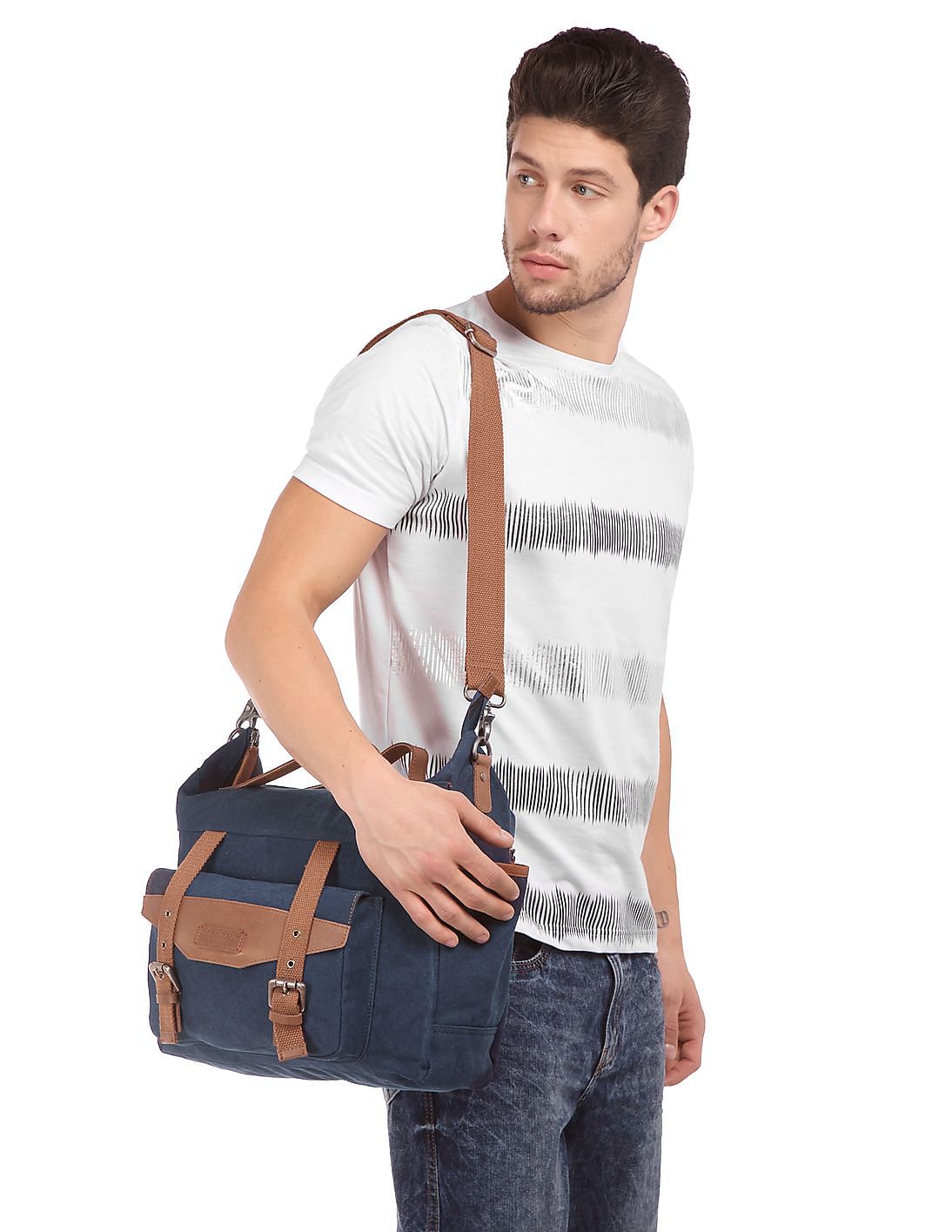 us polo leather bag