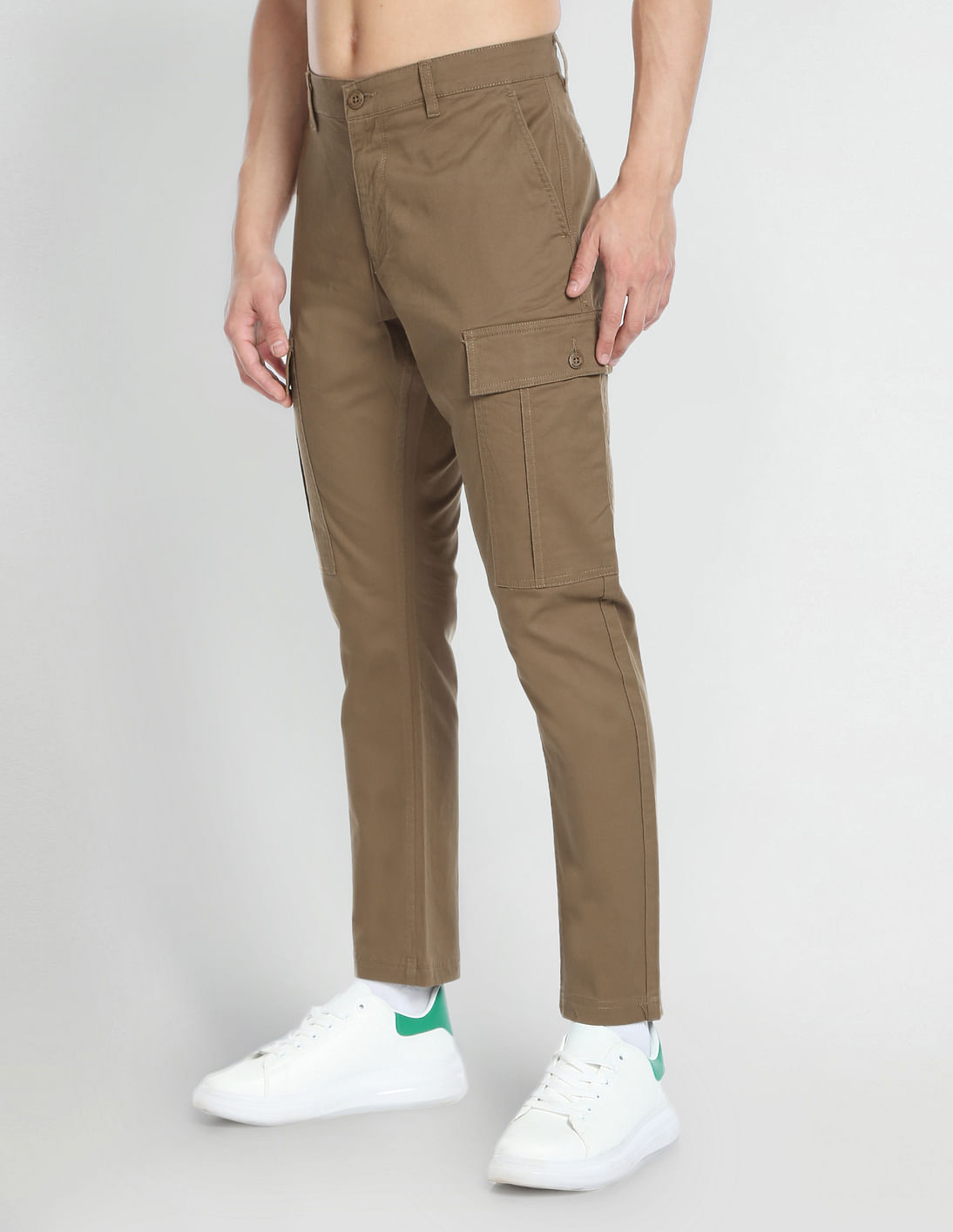 Helley Khaki Cargo Pants – Beginning Boutique US