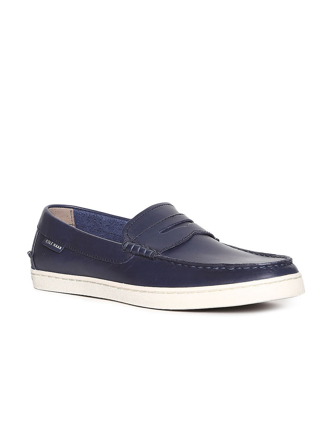 Buy Cole Haan Blue Pinch Weekender Loafers - NNNOW.com