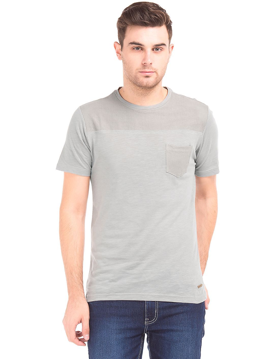 Buy Cherokee Solid Cotton T-Shirt - NNNOW.com