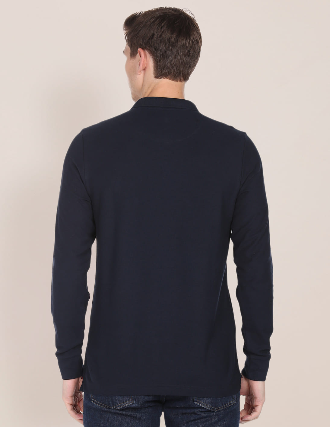 Buy U.S. Polo Assn. Long Sleeve Solid Pique Polo Shirt - NNNOW.com
