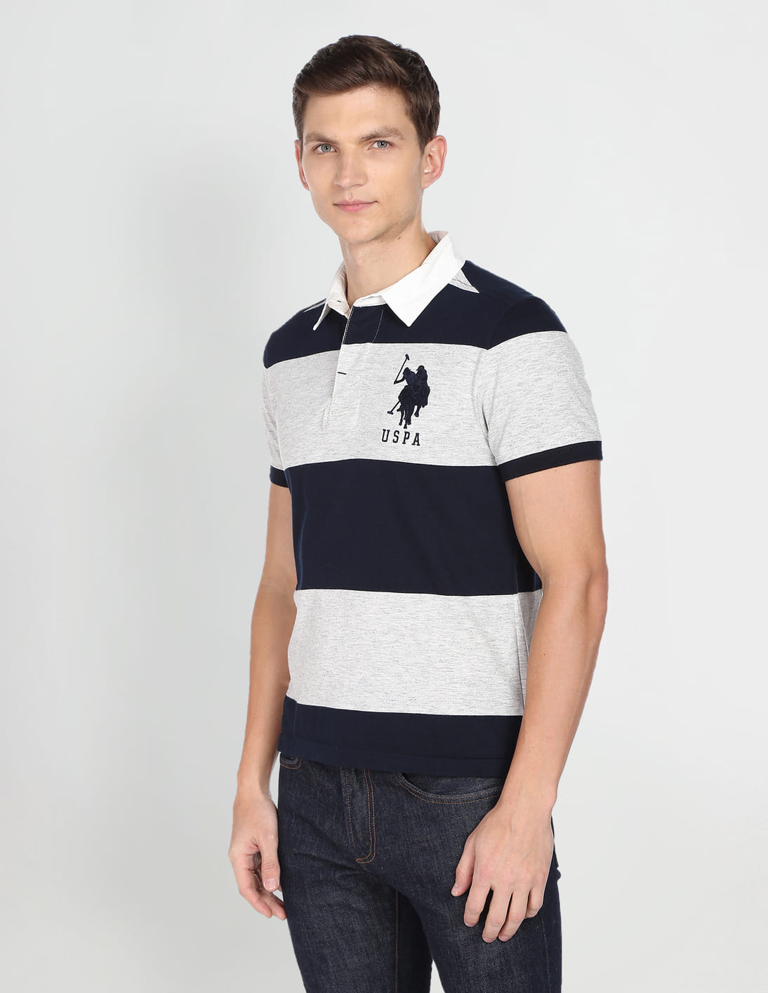 【希少】Supreme Washed Stripe Polo NAVY / M Supreme Washed Stripe Polo Black White Navy 3colors 26SS | eBay