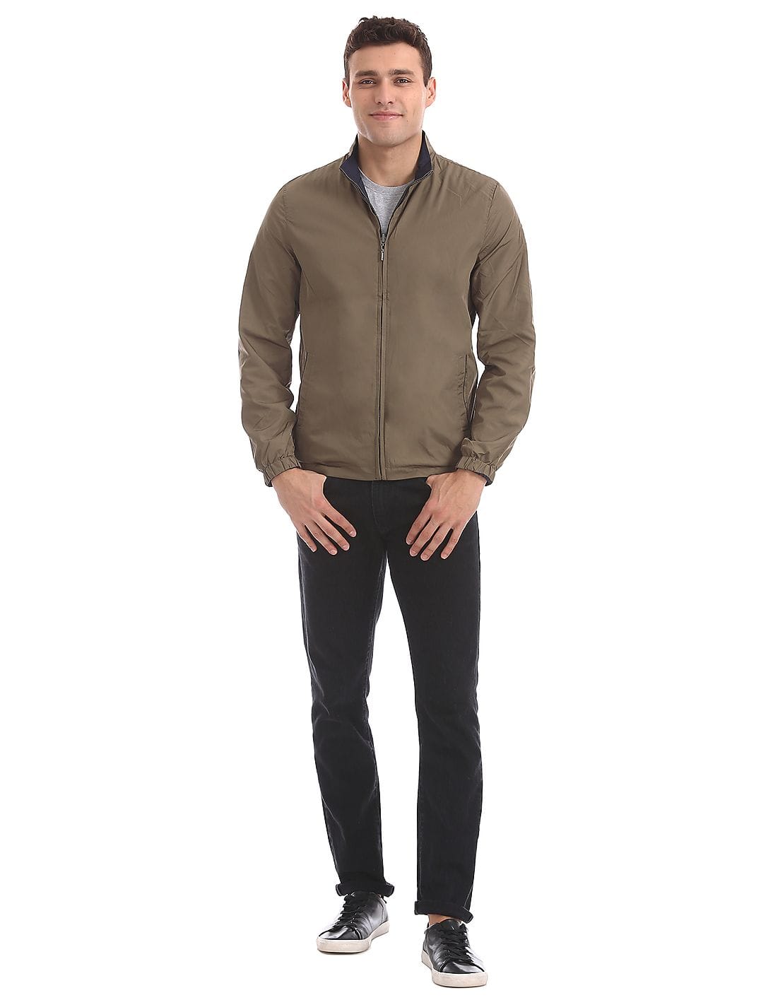 Buy Arrow Sports Reversible Zip Up 