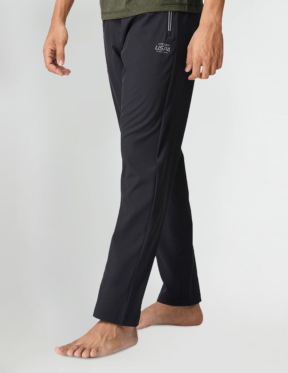 Buy USPA Innerwear Elasticised Waist Panelled I719 Lounge Track Pants -  Pack Of 1 - NNNOW.com