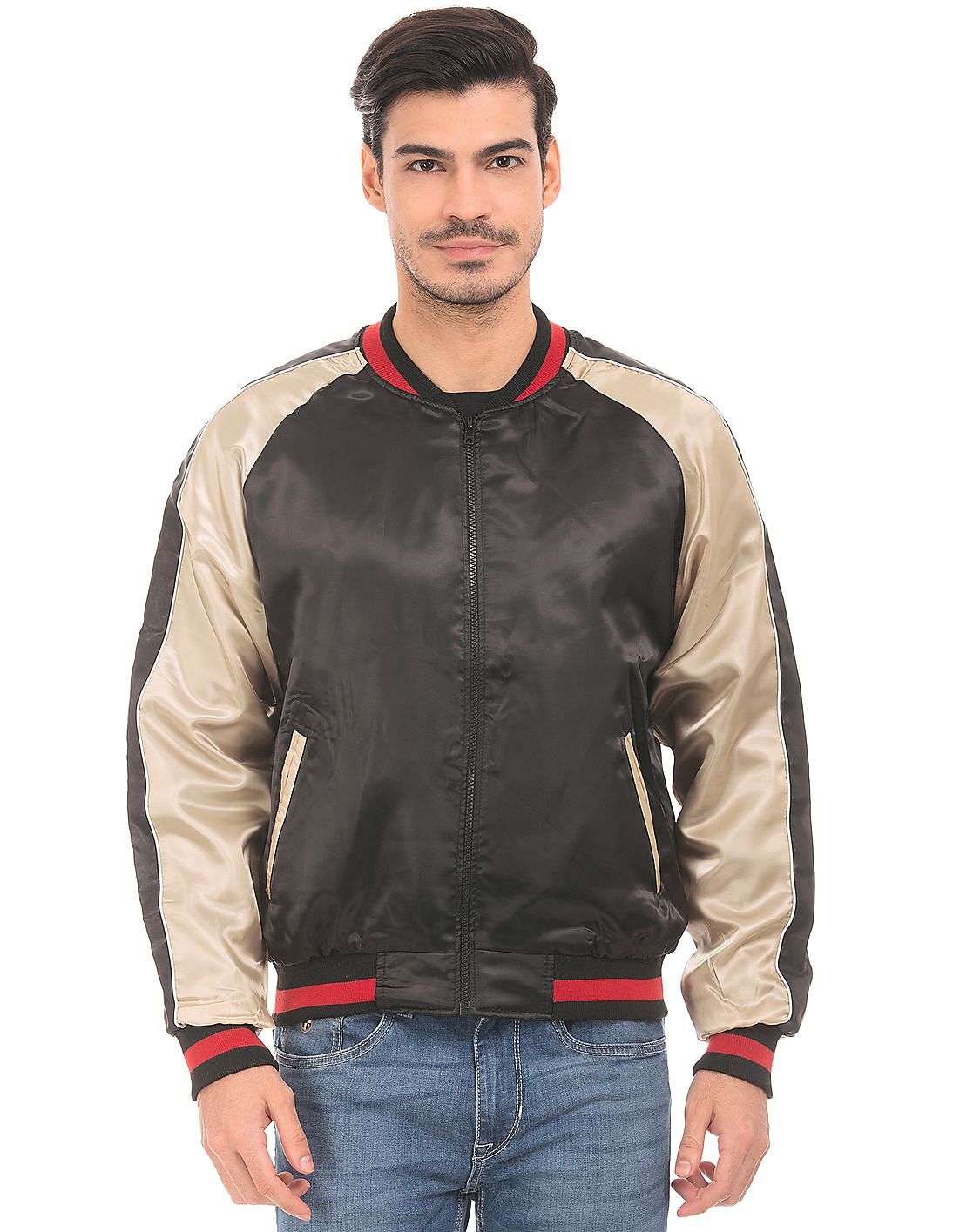 Buy Colt Colour Blocked Bomber Jacket - NNNOW.com