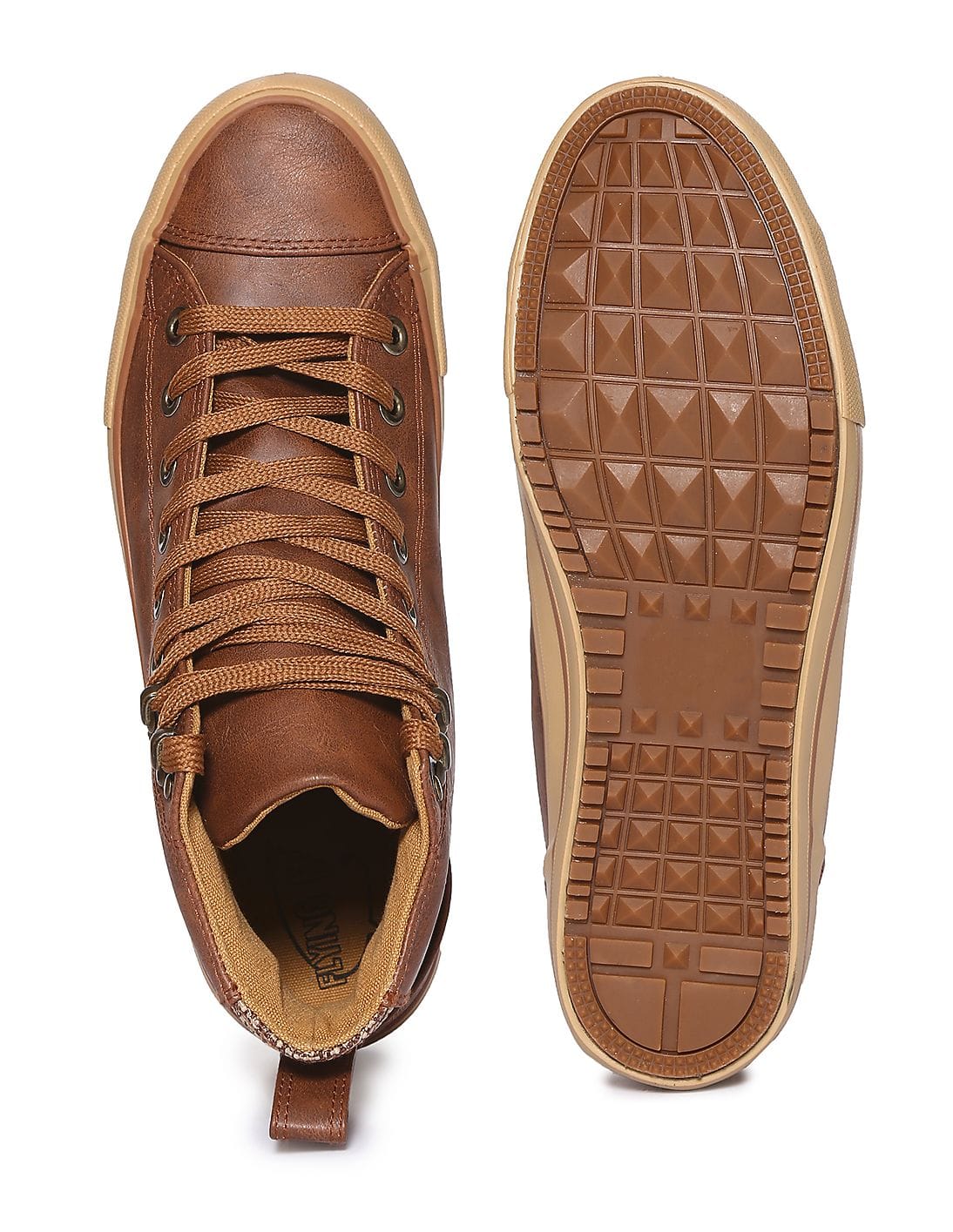 Buy Flying Machine High Ankle Solid Brute Sneakers - NNNOW.com