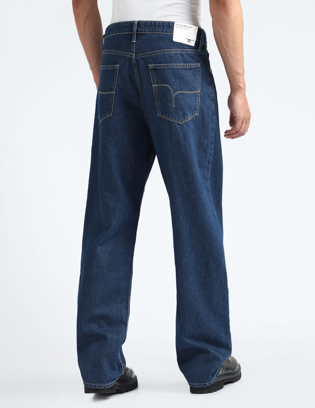 Buy Flying Machine Cobain 90'S Loose Fit Mid Rise Jeans - NNNOW.com