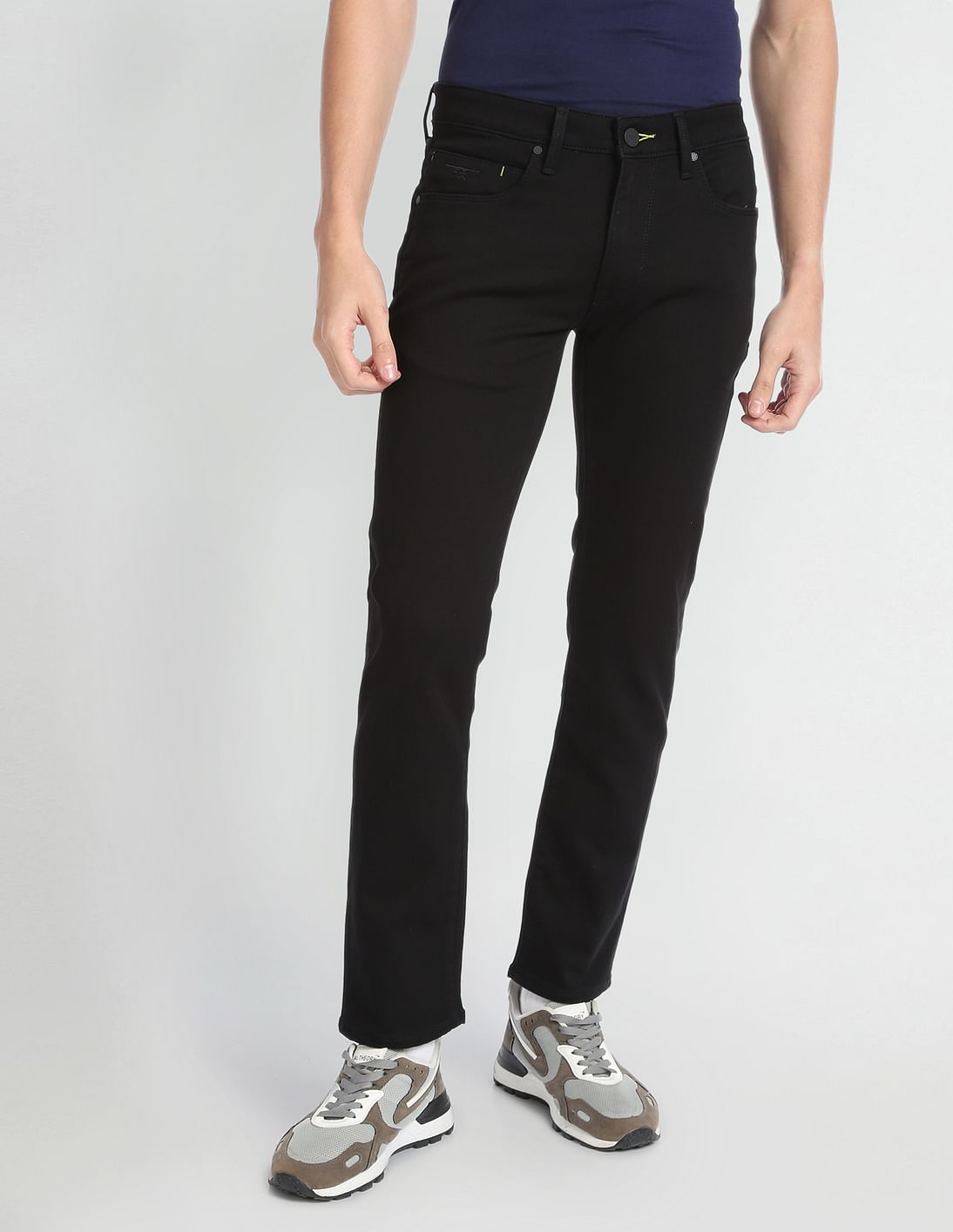 Buy Flying Machine Michel Slim Tapered Fit Twill Jeans - NNNOW.com