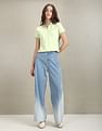U.S. Polo Assn. Women Solid Slim Polo Shirt