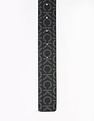 Calvin Klein Printed Black Leather Reversible Belts