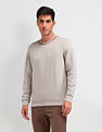Arrow Textured Regular Fit Sweatshirt