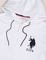 U.S. Polo Assn. Drawstring Hood Solid Sweatshirt