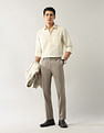 Arrow Textured Autoflex Dobby Trousers