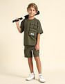 U.S. Polo Assn. Kids Boys Solid Regular Fit T-Shirt