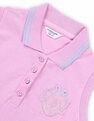U.S. Polo Assn. Kids Girls Polo Collar Cotton Dress