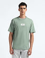 Flying Machine Crew Neck Relaxed Fit Logo T-Shirt