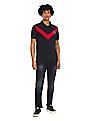 U.S. Polo Assn. Cotton Colour Block Polo Shirt
