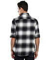 Calvin Klein Men Black Iconic Tartan Check Flannel Casual Shirt