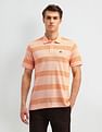 Arrow Sport Horizontal Striped Regular Fit Polo Shirt