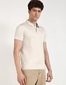 Calvin Klein Jeans Solid Regular-Fit Cotton Polo T-Shirt